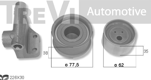 TREVI AUTOMOTIVE paskirstymo diržo komplektas KD1506